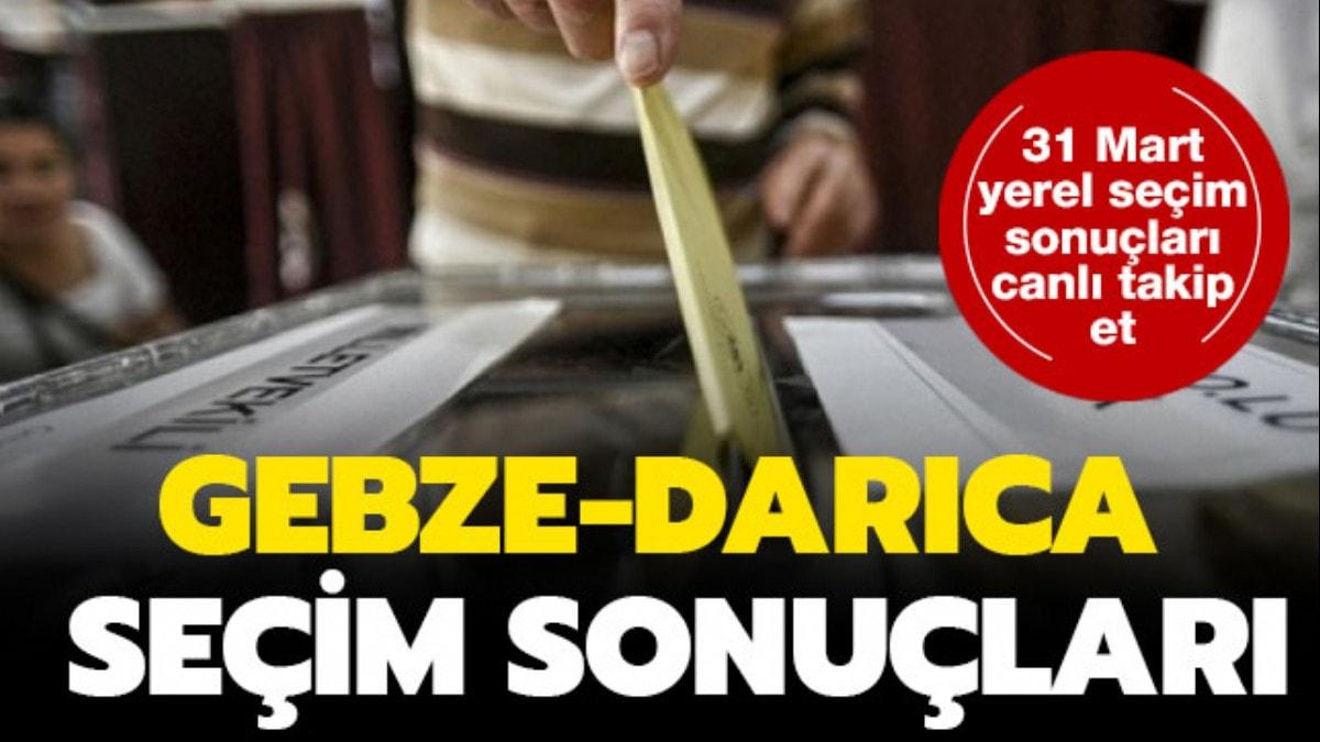 Gebze Darca Krfez seim sonular: Gebze  Darca Krfez'de kim kazand"