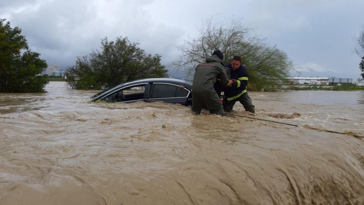 KKTCde seyir halindeki aralar sel sularna kapld  