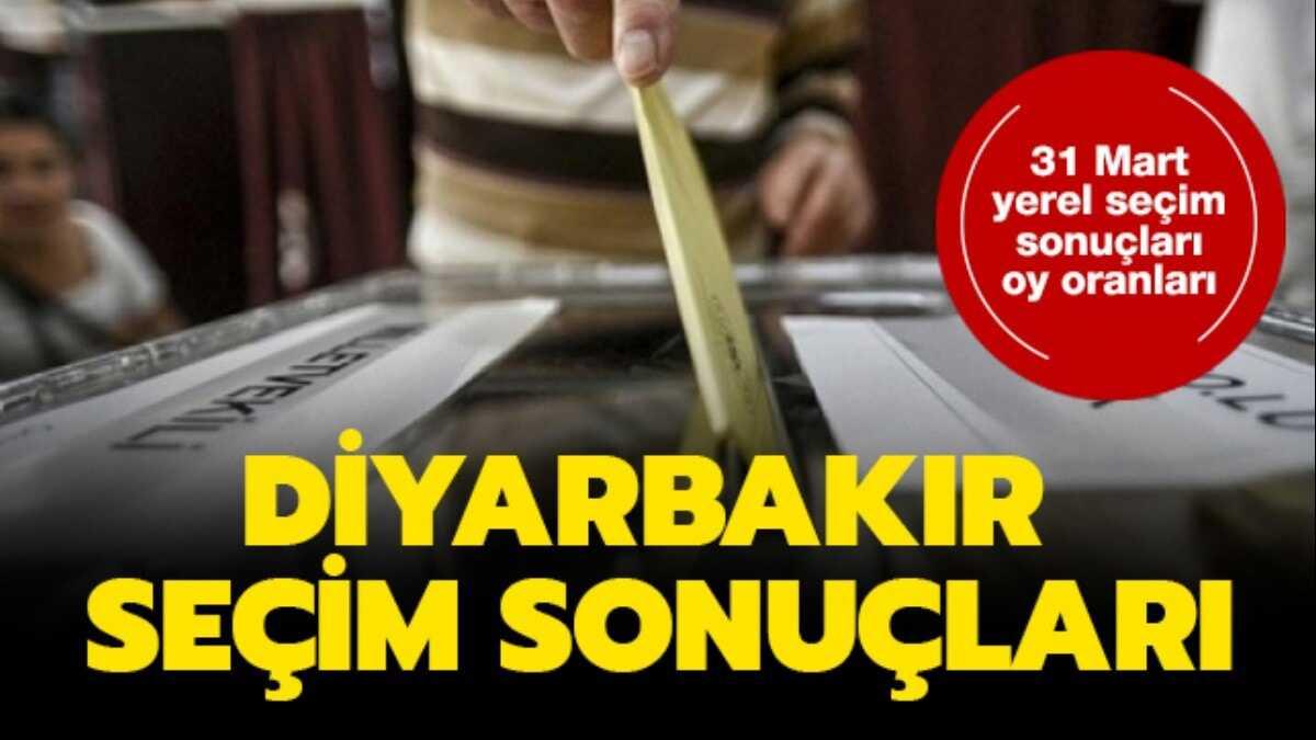 Diyarbakr seim sonular kim kazand" 2019 Diyarbakr yerel seim sonular oy oranlar