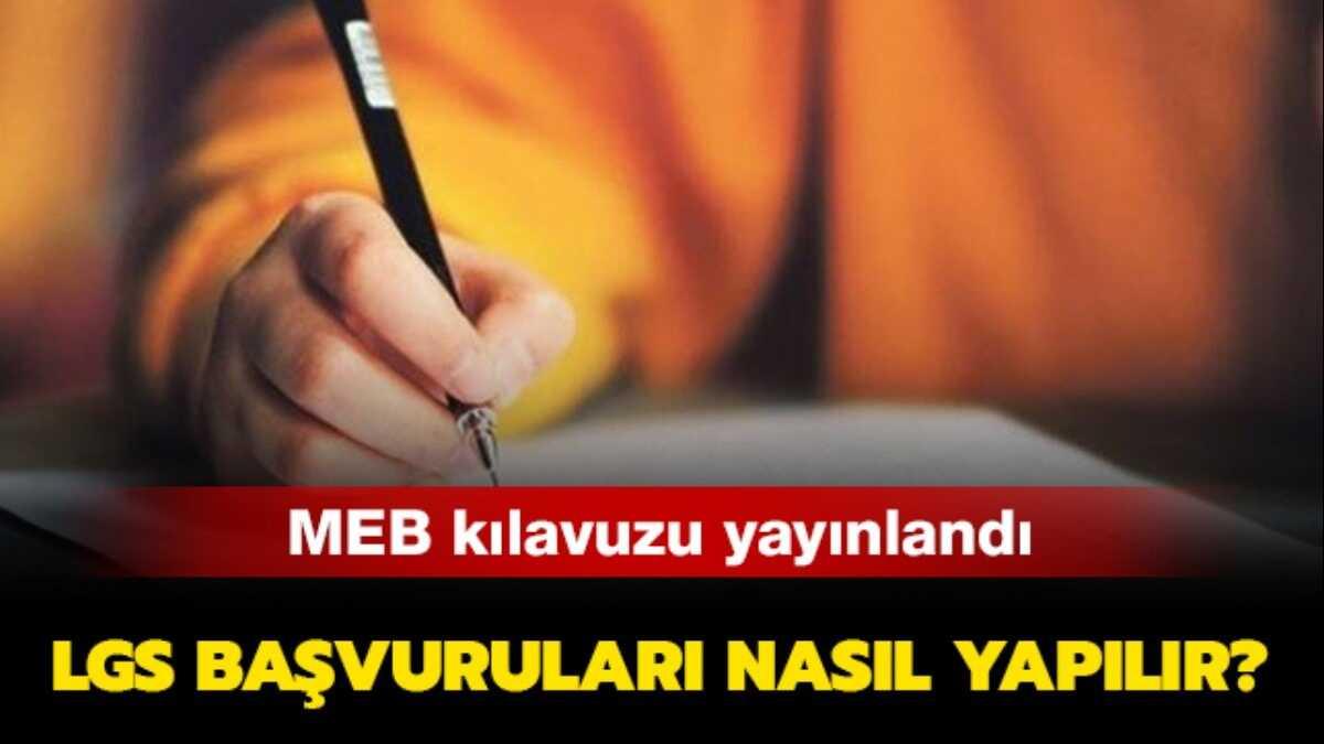 LGS bavuru klavuzu yaynland!