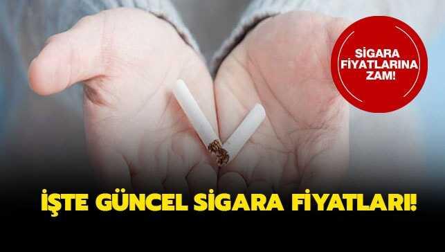 2019 sigara fiyatları ne kadar" Sigara fiyatlarına zam geldi!