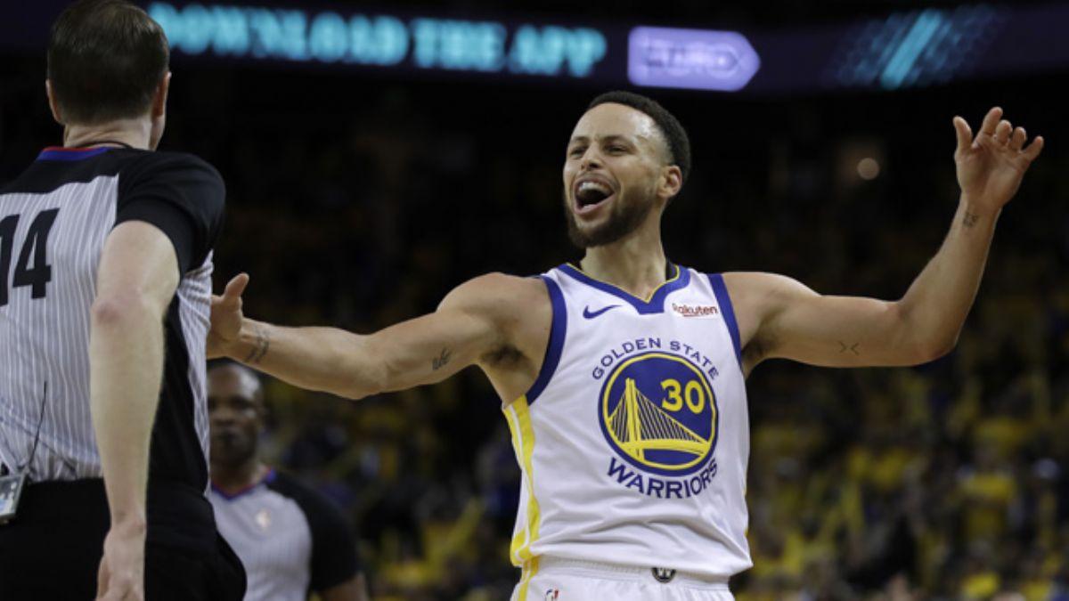 Play-Off'lara Golden State Warriors galibiyet, Stephen Curry rekorla balad