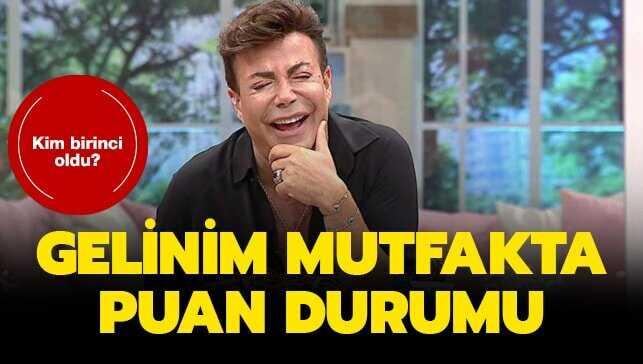 Gelinim Mutfakta günün birincisi kim" 17 Nisan Çarşamba Gelinin Mutfakta puan durumu!
