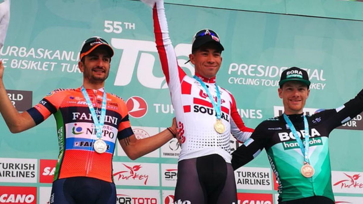 55. Cumhurbakanl Trkiye Bisiklet Turu'nda etabn kazanan Caleb Ewan