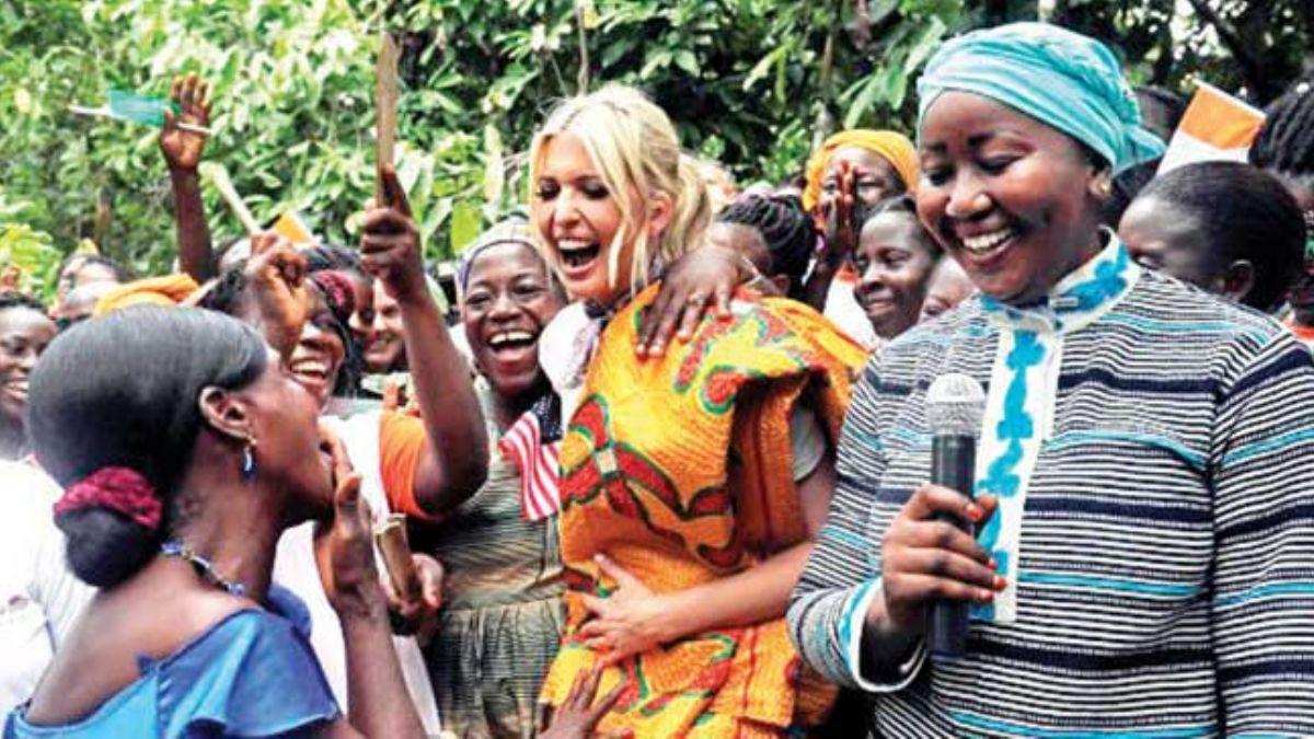 Ivanka Trump'tanAfrika dans