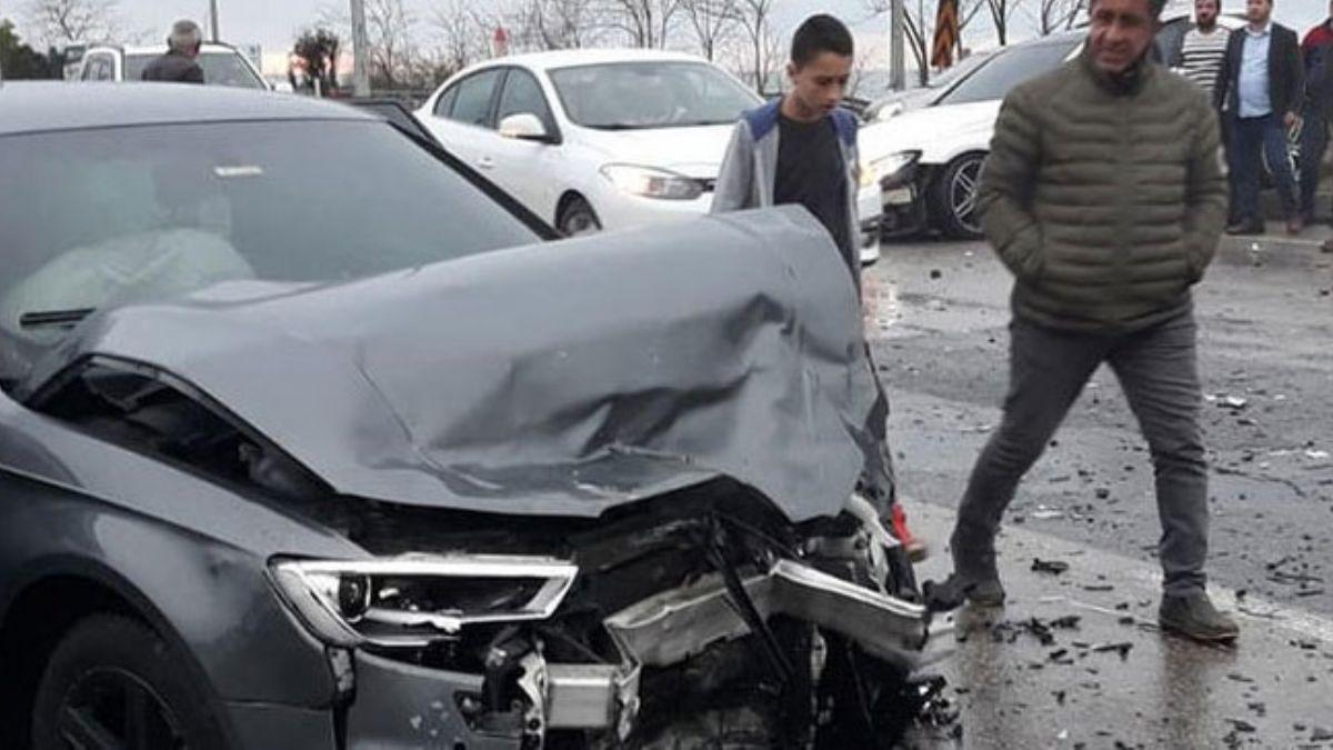 Trabzonsporlu Hseyin Trkmen trafik kazas geirdi!