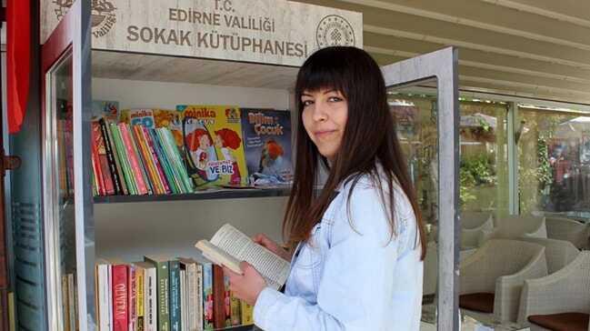 Edirne'de 'sokak kütüphaneleri' devri başlıyor