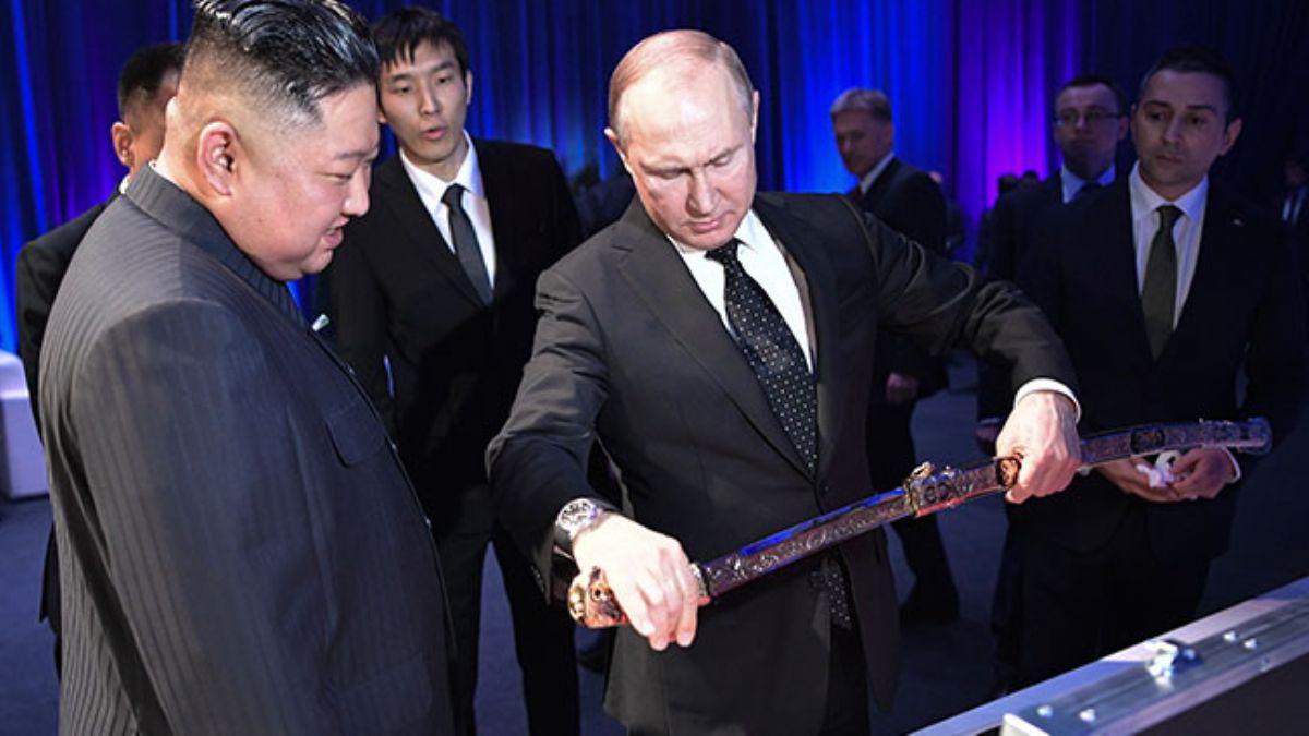 Putin, Kuzey Kore liderinin hediyesini 1 rubleye satn ald 