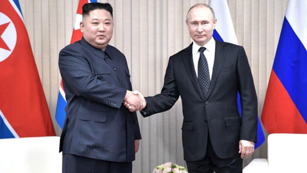 Putin ile gren Kim, Rusya'dan planlanandan erken ayrld