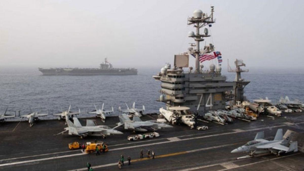 ABD'nin USS Abraham Lincoln ve USS John C. Stennis uak gemileri Akdeniz'de ne aryor"
