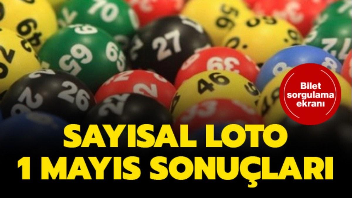 1 Mays Saysal Loto ekili sonular