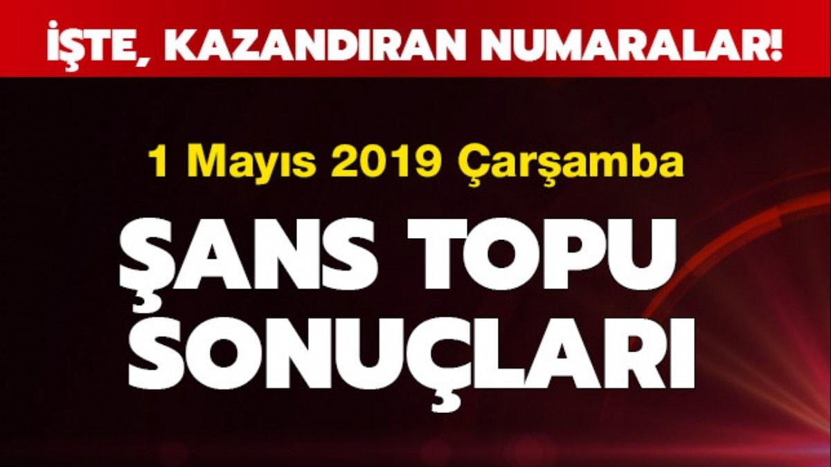 ans Topu 1 Mays 2019 ekili sonular akland