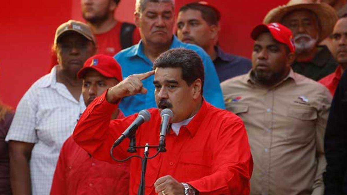 Maduro'dan son dakika aklamas: Darbe giriimini ABD'den o ynetti!