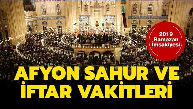 Afyon Imsakiyesi Haberimizde
