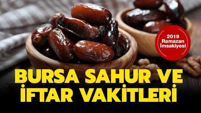 Bursa iftar saatleri, akşam ezanı kaçta"