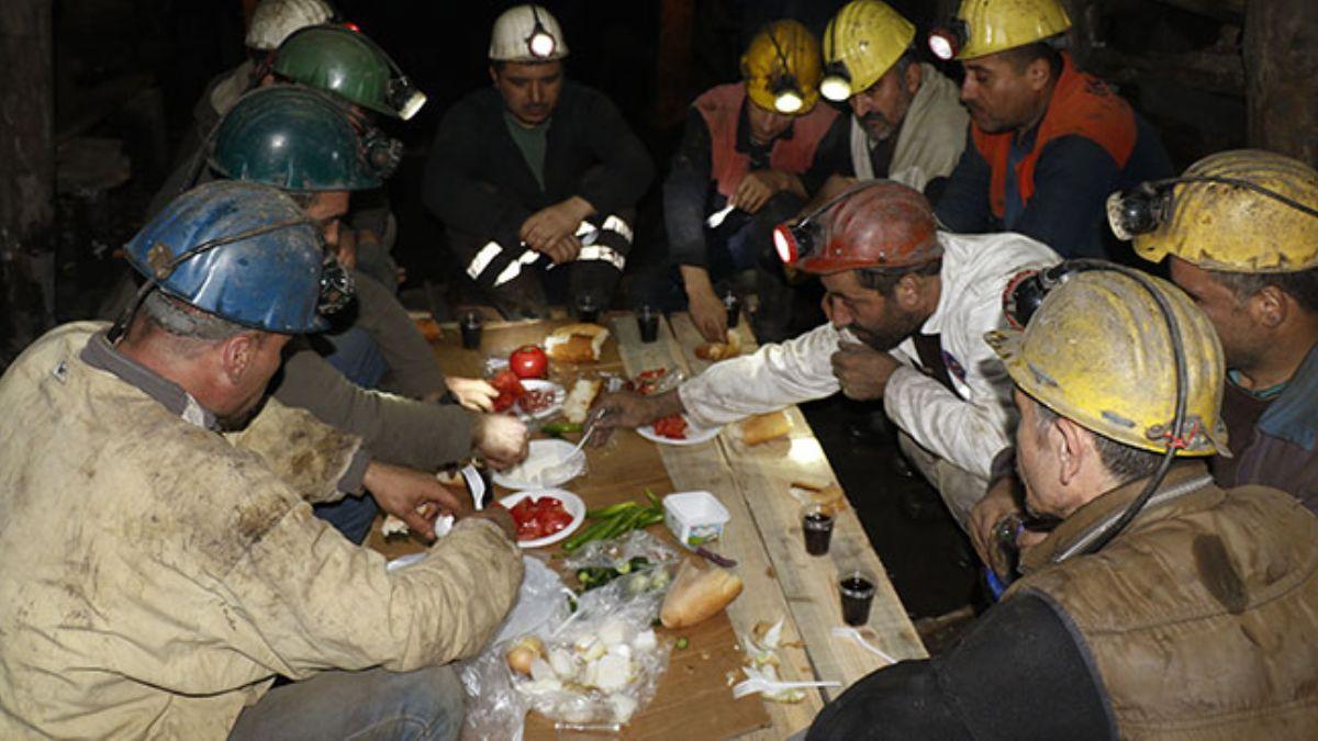 Maden iilerinin yeraltndaki ilk sahurlar