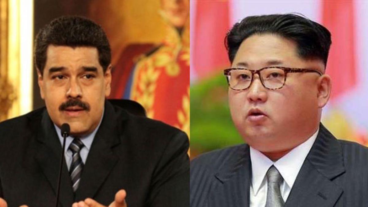 Kim Jong Un'dan Maduro'ya destek