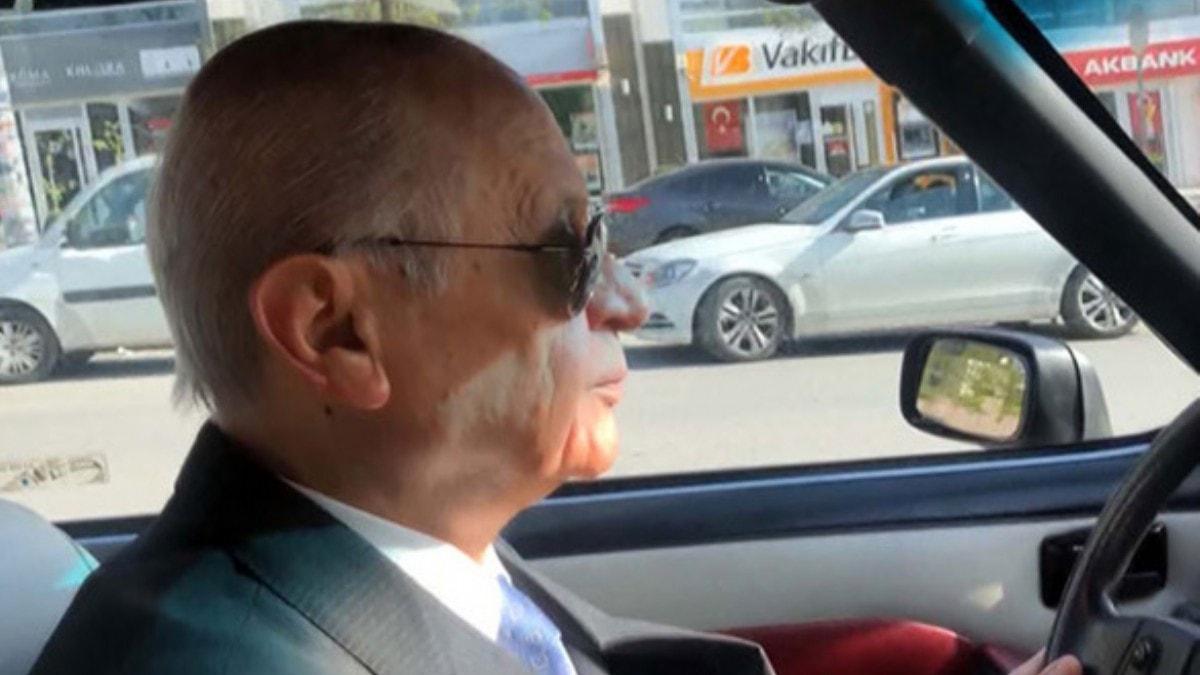 MHP lideri Baheli'nin otomobiliyle Ankara turu