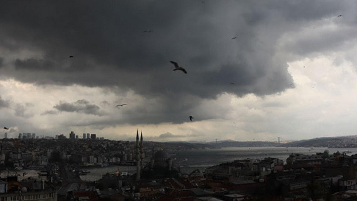 Meteoroloji uyarmt... stanbul'da yamur etkili oluyor