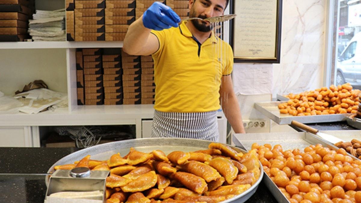 Malatya'da Ramazann olmazsa olmaz 'yass kadayf'