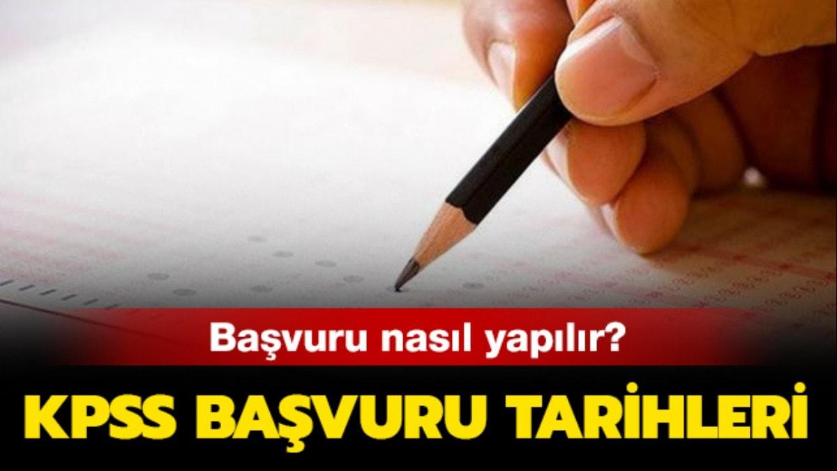 KPSS bavuru tarihleri devam ediyor