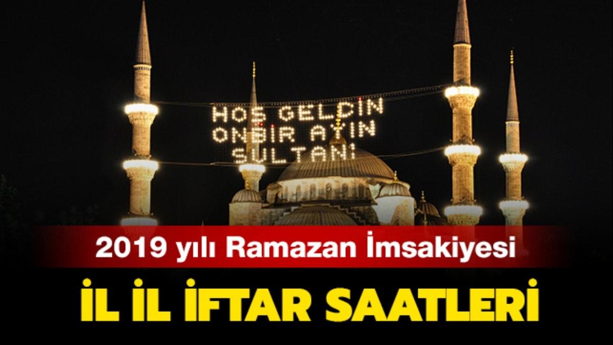  stanbul, Ankara ve zmir'de iftar saat kata" l l iftar saatleri!