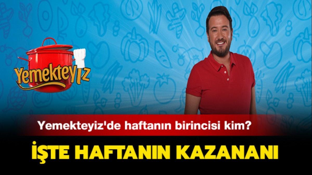 Yemekteyiz bu haftaki birincisi kim" 10 Mays Yemekteyiz kazanan 