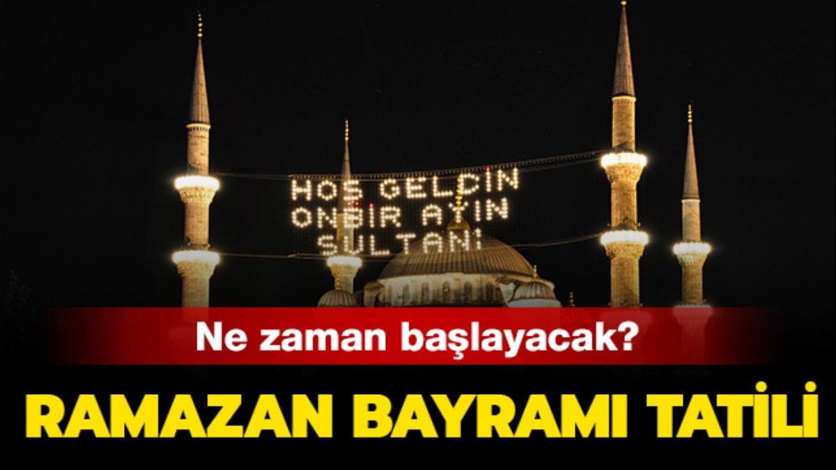 Ramazan Bayram iin geri saym