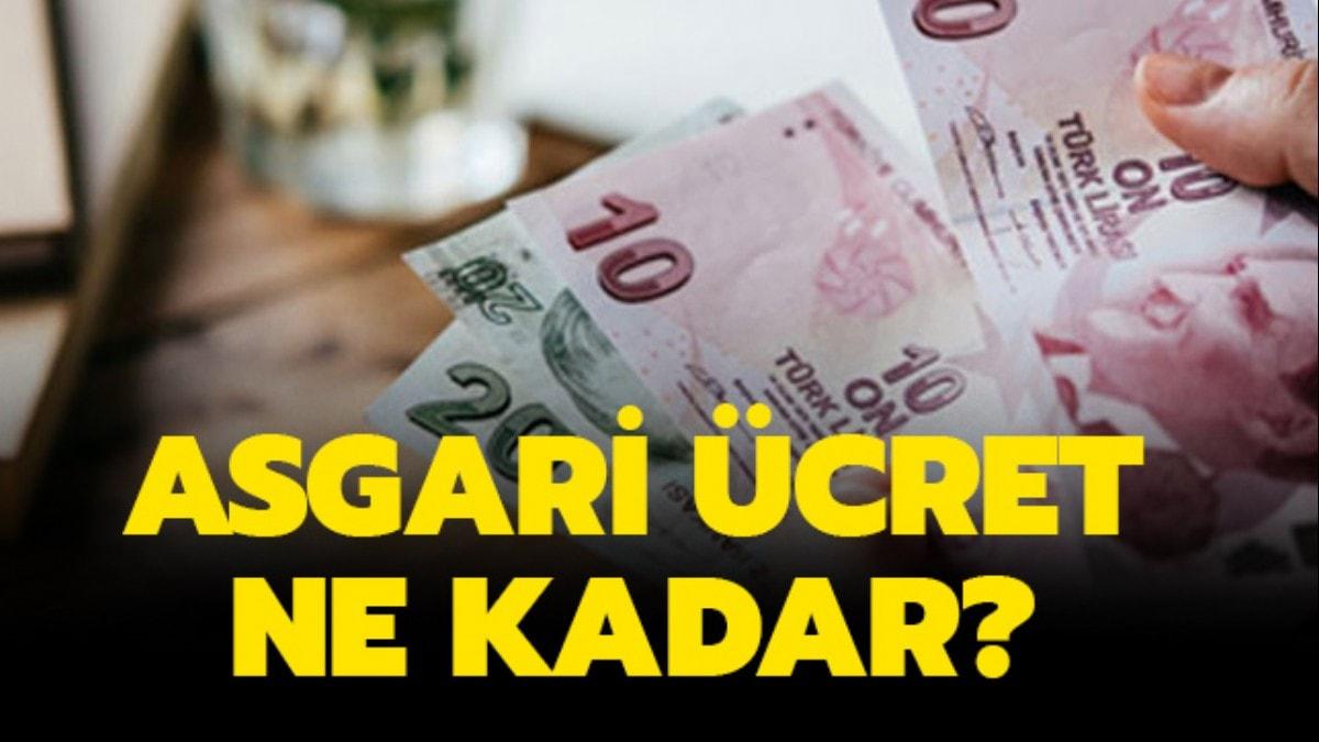 Asgari cret ne kadar"