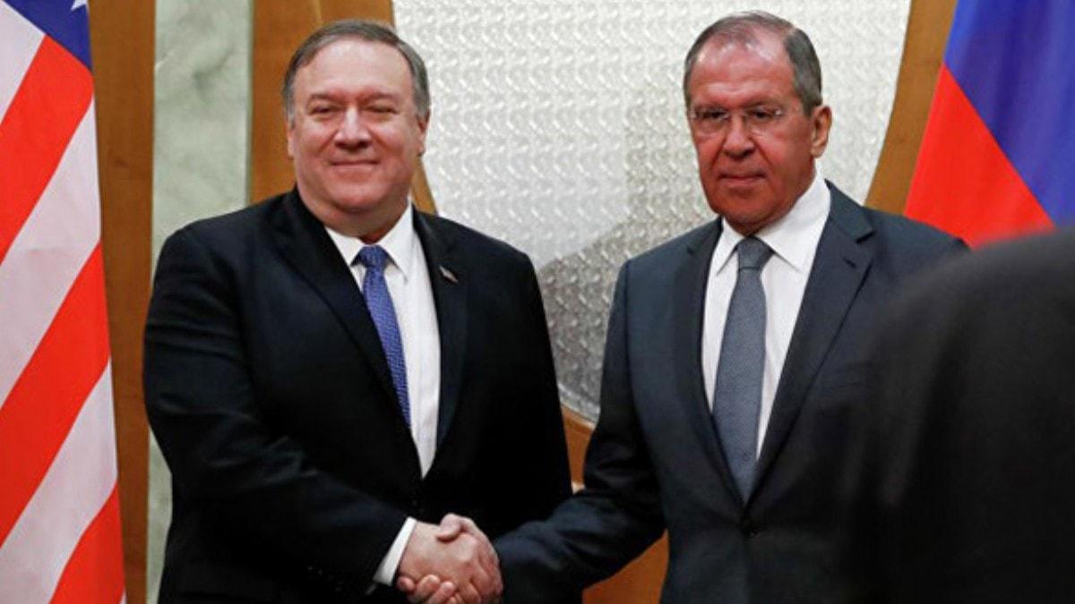 Lavrov ve Pompeo bir araya geldi