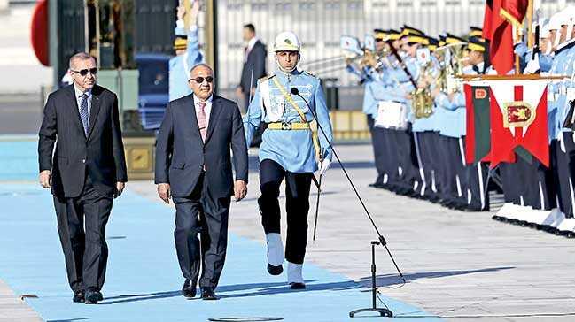 Erdoğan, Irak Başbakanı'nı kabul etti