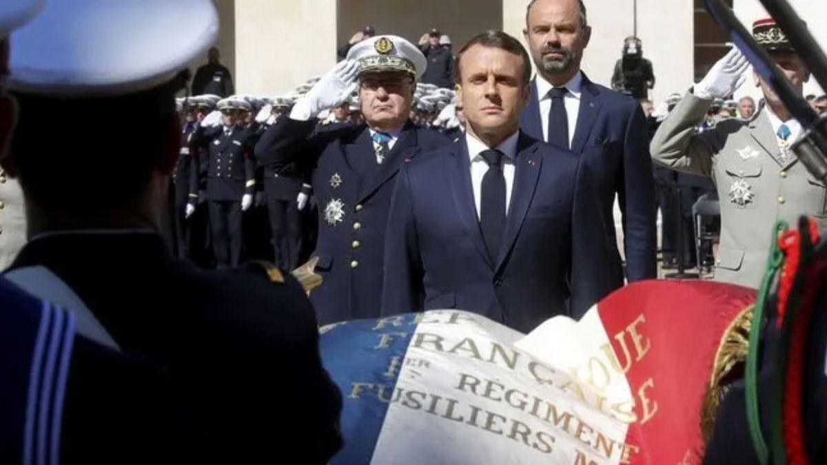 Macron'dan len Fransz askerlerine ilikin aklama yapt
