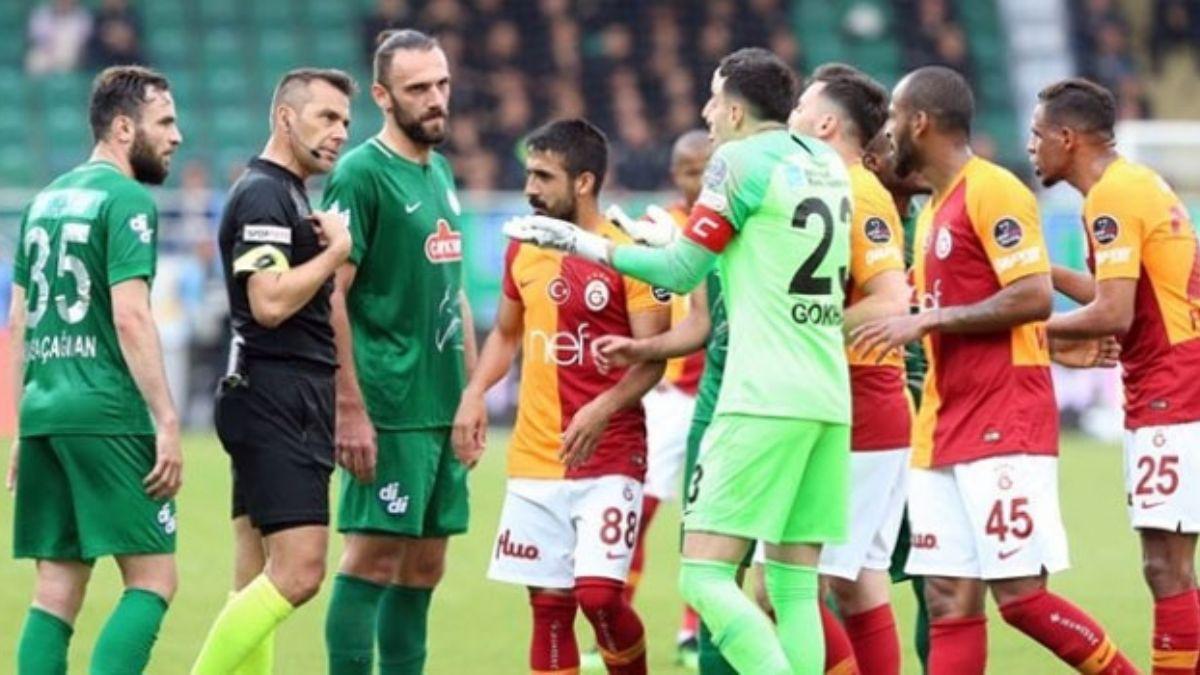 TFF, aykur Rizespor-Galatasaray mann iptali bavurusunu reddetti
