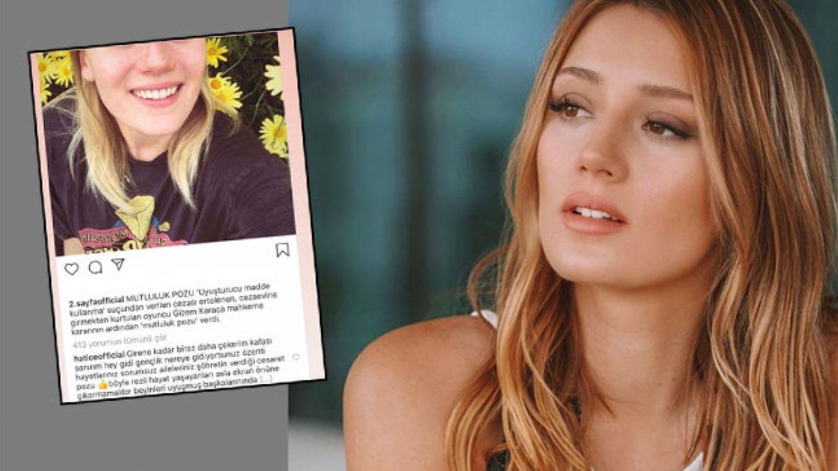 arkc Hatice'den Gizem Karaca'nn fotorafna oke eden yorum!