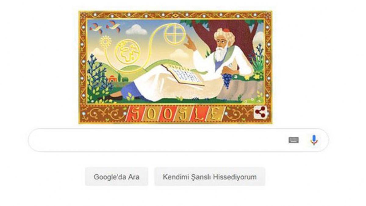 Google'dan mer Hayyam'a zel doodle