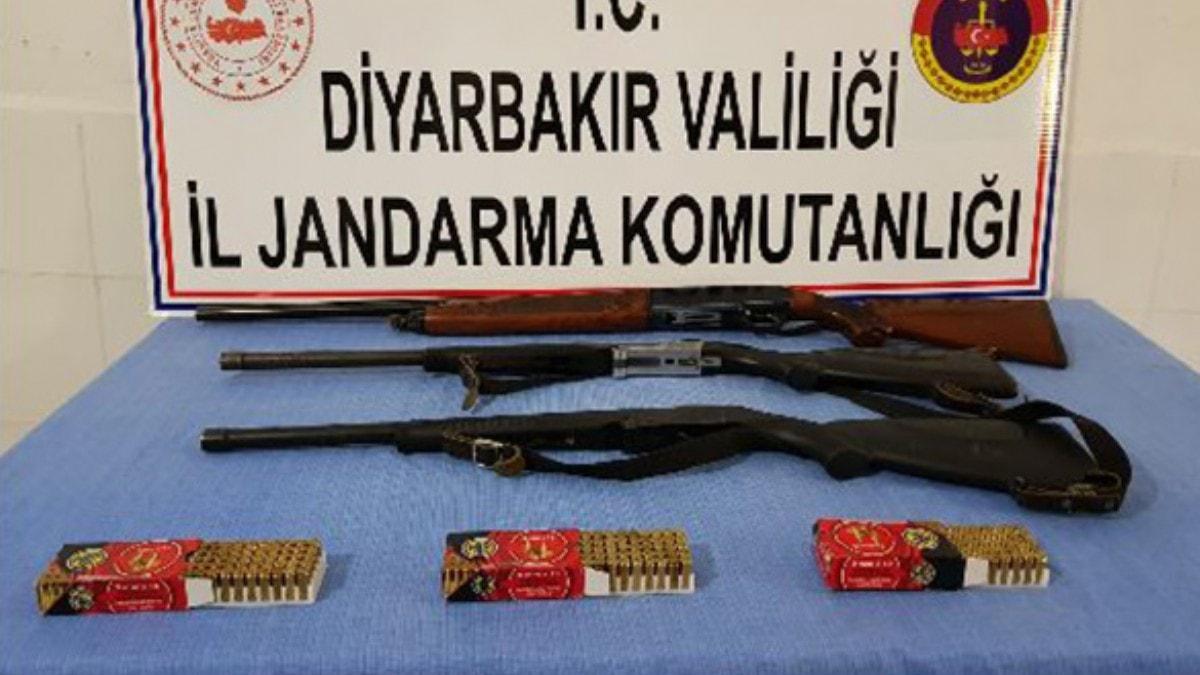 Diyarbakr'da silah kaaklarna operasyon: 7 gzalt