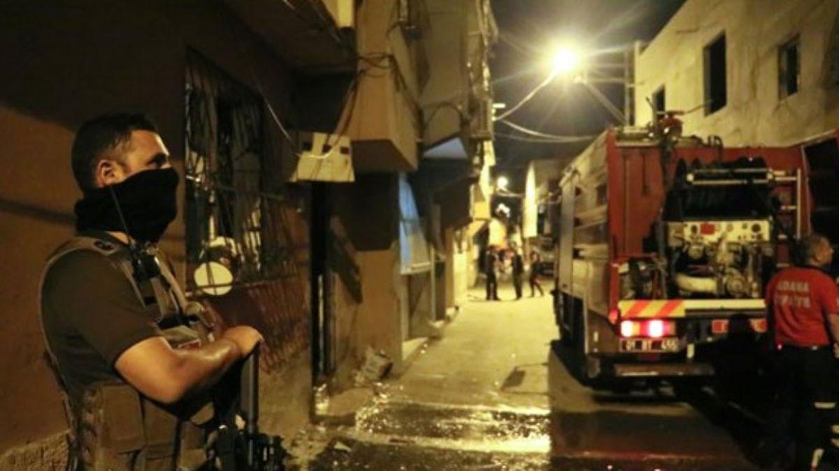 Adana'da kz kard iddia edilen kiinin evi kundakland