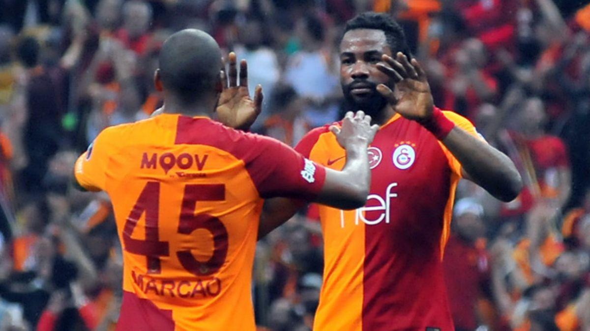 Luyindama ve Marcao, Galatasaray'n savunmasna duvar rd