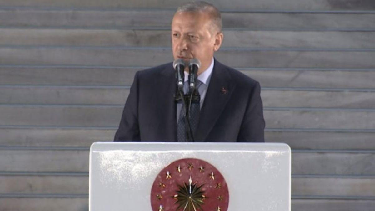 Cumhurbakan Erdoan: Hepimiz 82 milyonluk Trkiye gemisinin yolcularyz