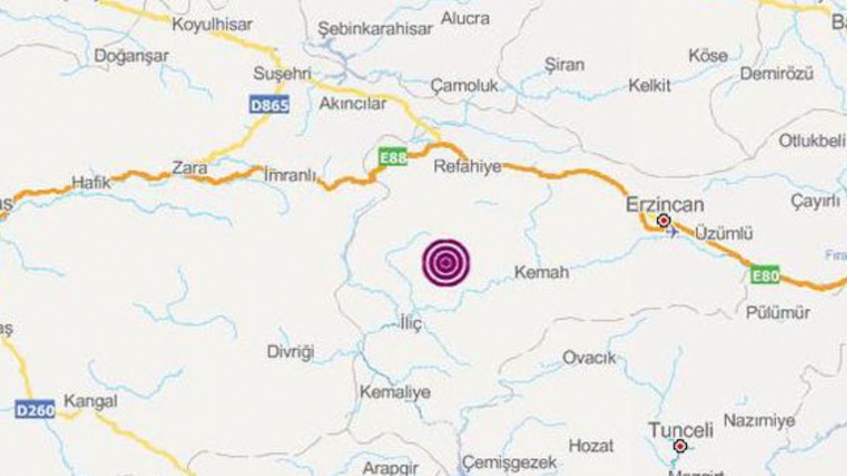 Son dakika... Erzincan'da korkutan deprem