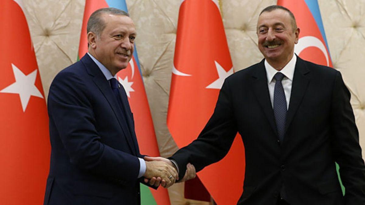 Bakan Erdoan'dan Aliyev'e kutlama mesaj