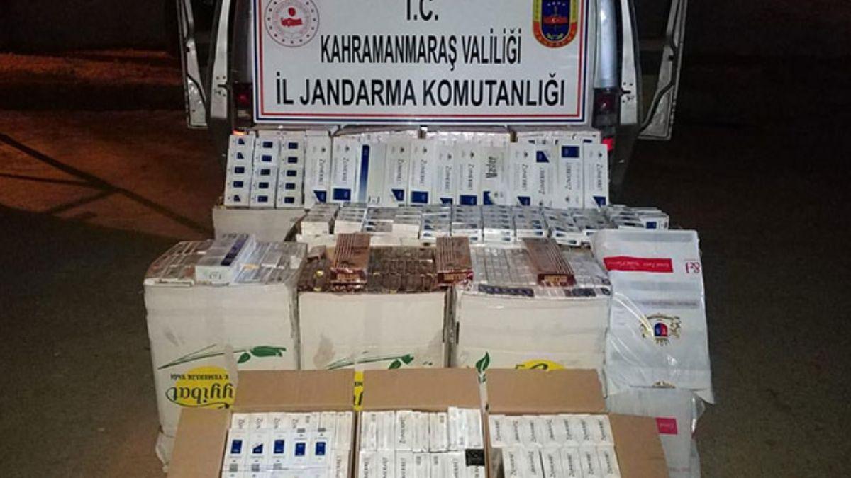 Kahramanmara'ta kaak sigara sevkyat yapan kiiye 115 bin 780 TL para cezas kesildi