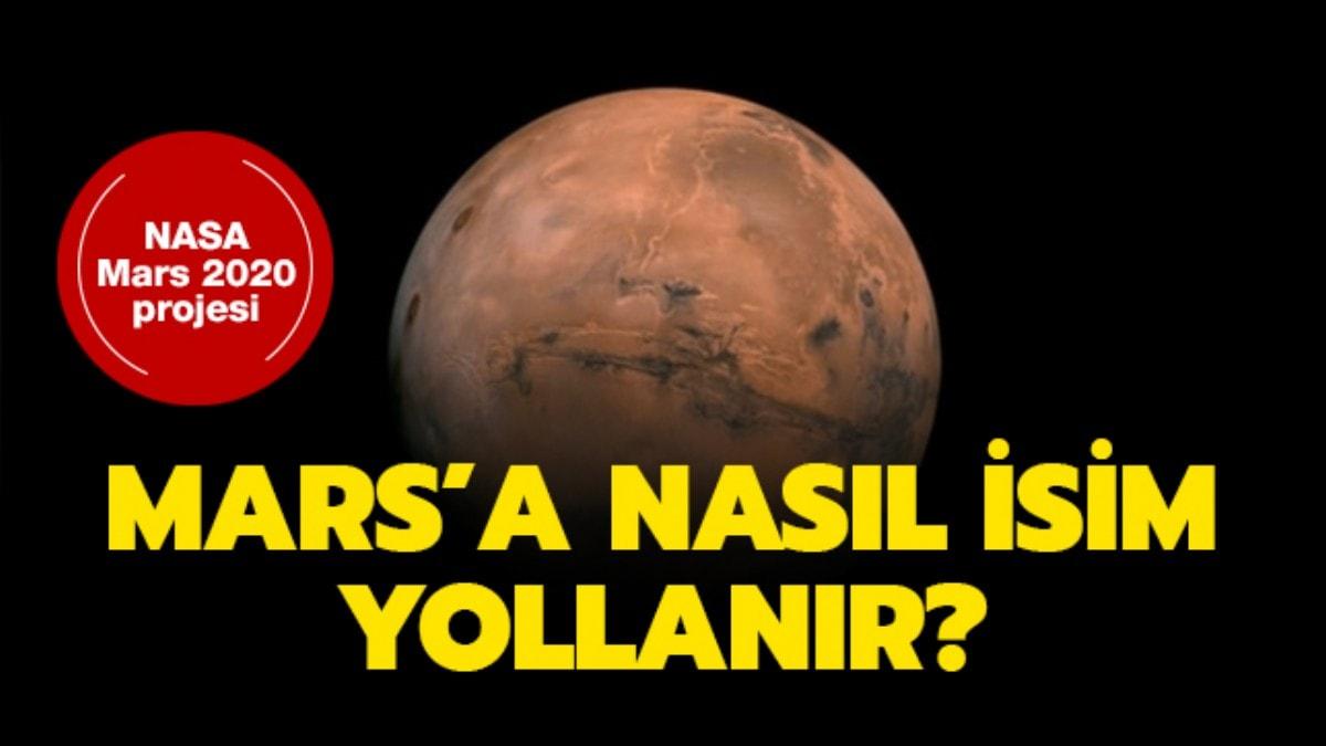 NASA Mars 2020 bileti nasl alnr" NASA 2020 bileti isim yazdrma, isim yollama nasl yaplr"