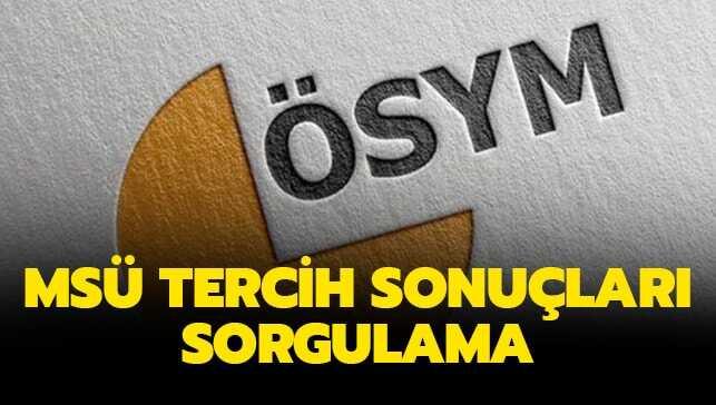 MSÜ tercih sonuçları için geri sayım