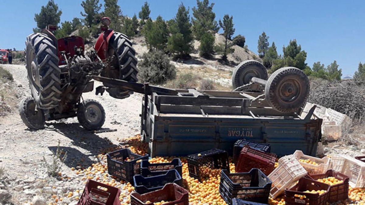 Mersin'de traktr devrilmesi sonucu minik Arda hayatn kaybetti