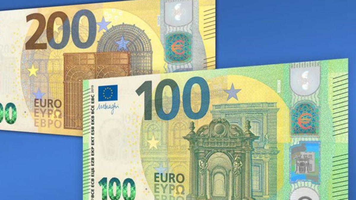 Avrupa Merkez Bankas yeni 100 ve 200 avroluk banknotlarn tedavle girdiini duyurdu