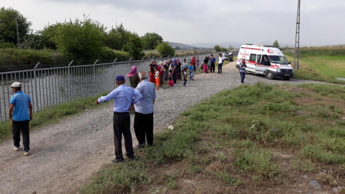 Adana'da sulama kanalna giren ocuk kayboldu