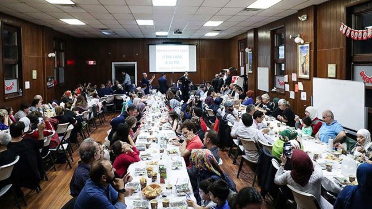 THY ABD'nin New Jersey eyaletinde iftar verdi 