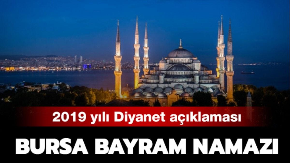Bursa bayram saati 2019!