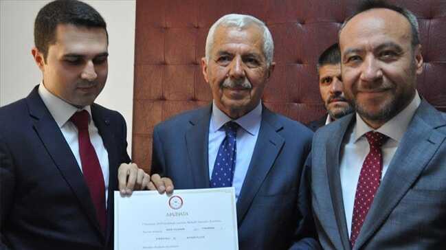 Keskin Belediye Başkanı Yıldırım mazbatasını aldı